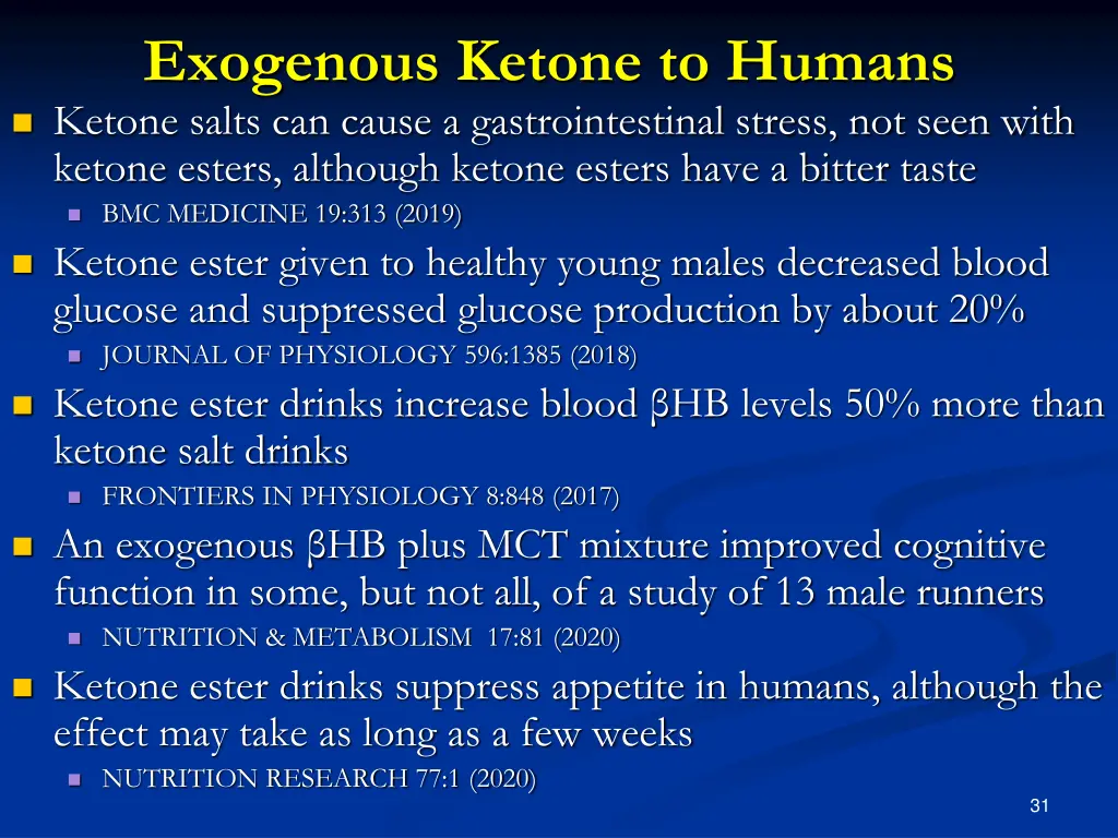 exogenous ketone to humans ketone salts can cause