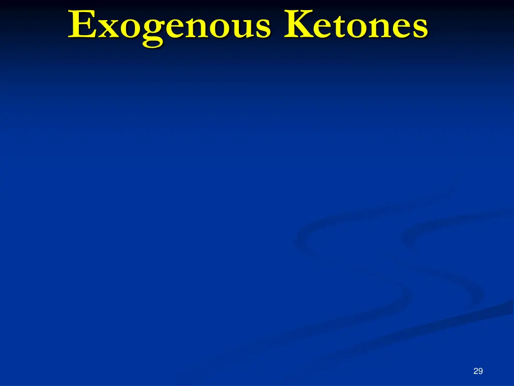 exogenous ketones