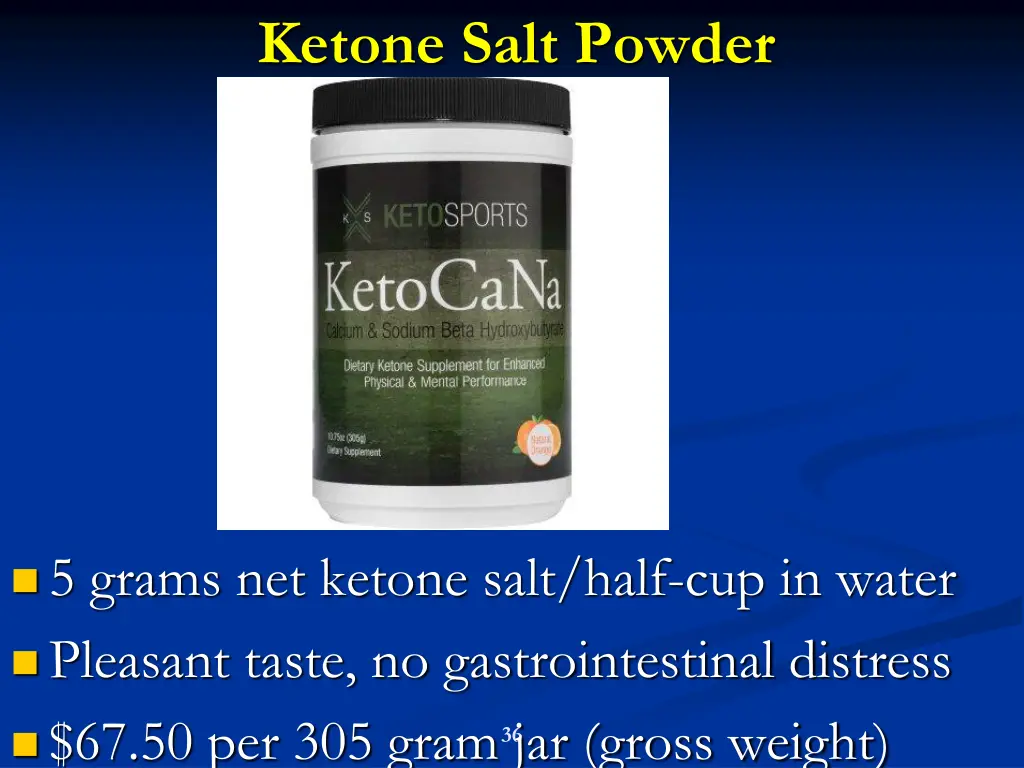 ketone salt powder