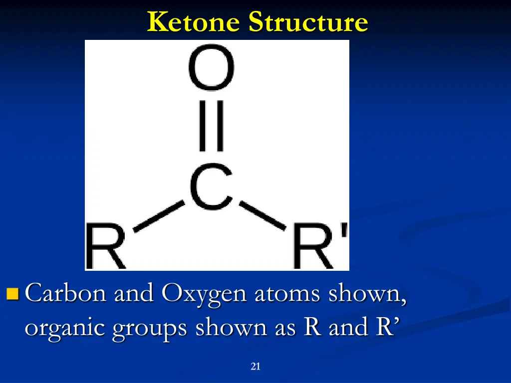 ketone structure