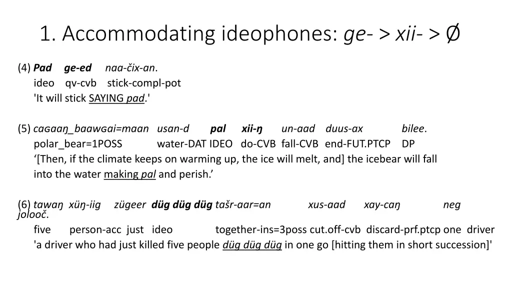 1 accommodating ideophones ge xii