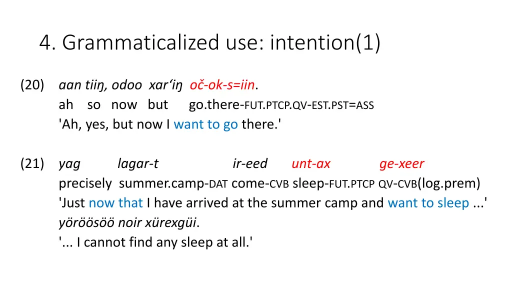 4 grammaticalized use intention 1