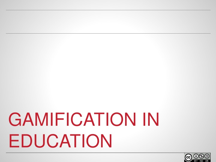 gamification in education