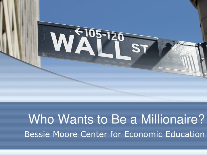 who wants to be a millionaire bessie moore center