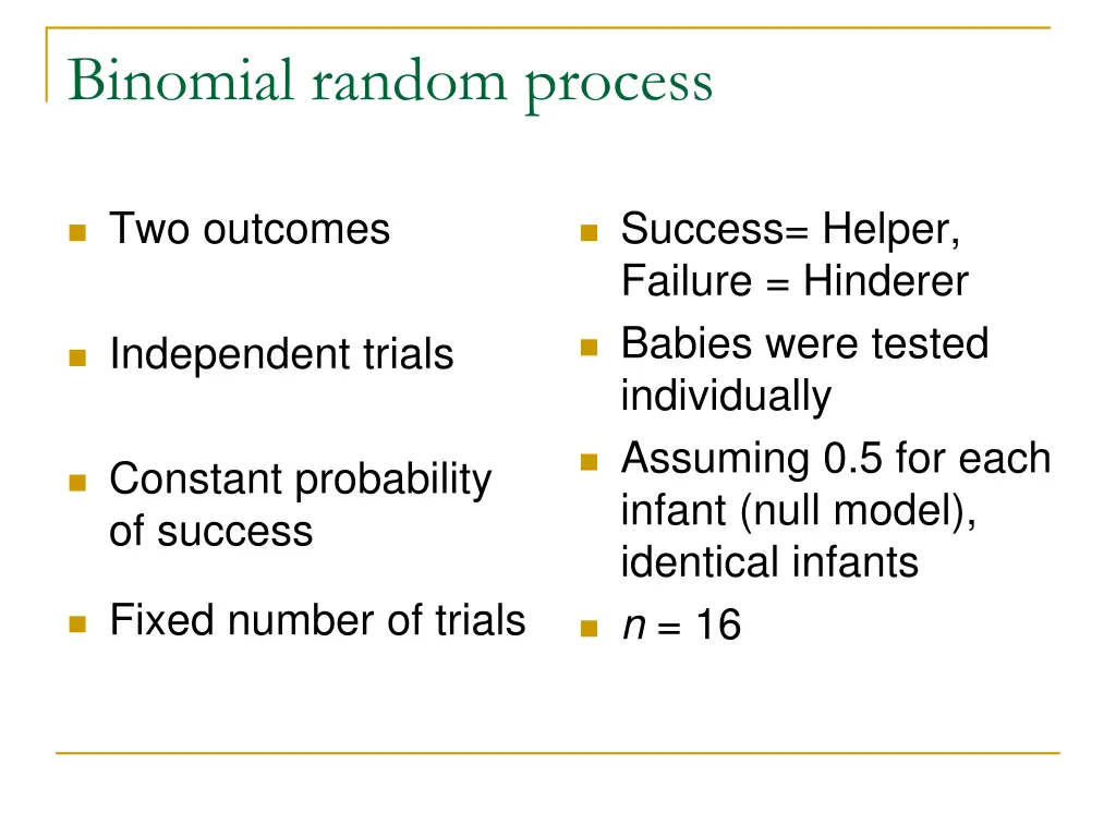 binomial random process 1