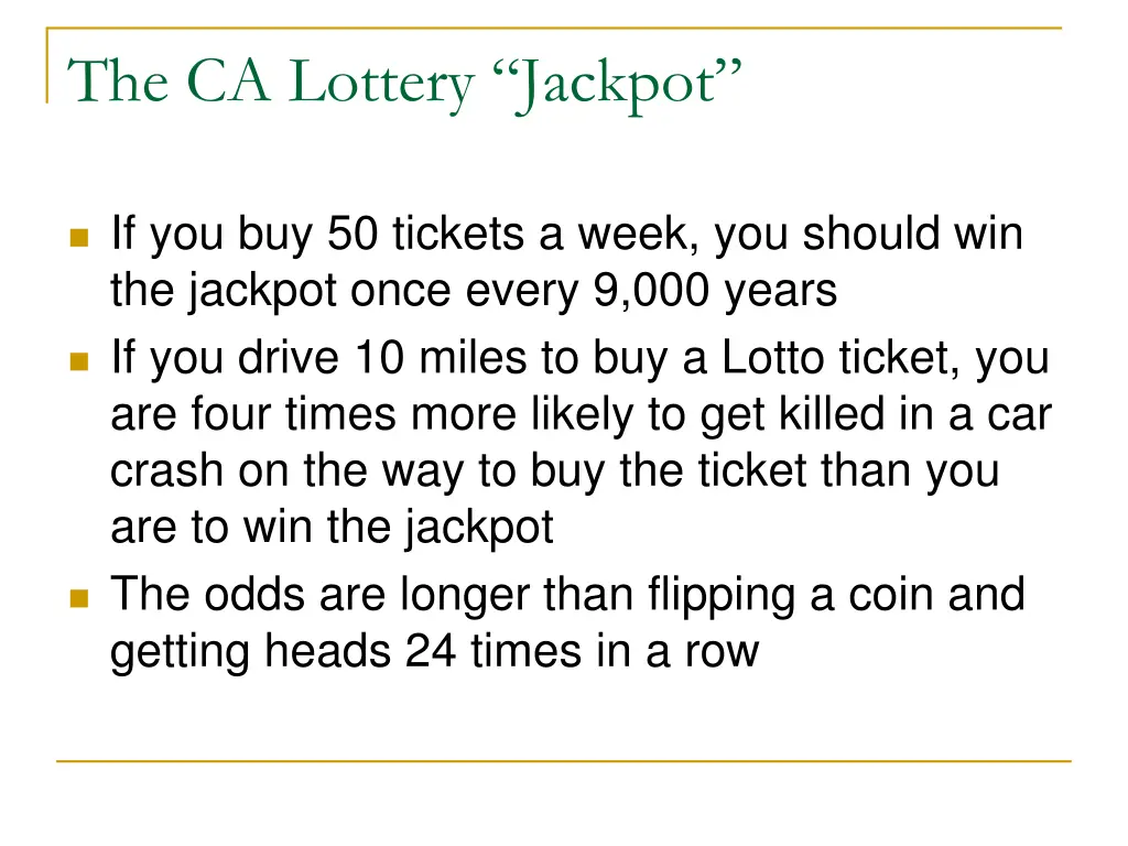 the ca lottery jackpot 1