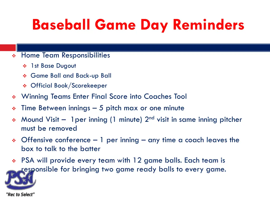 baseball game day reminders 1