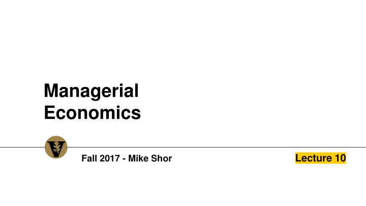 managerial economics