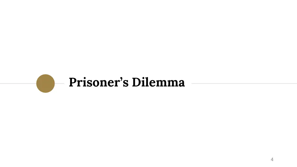 prisoner s dilemma