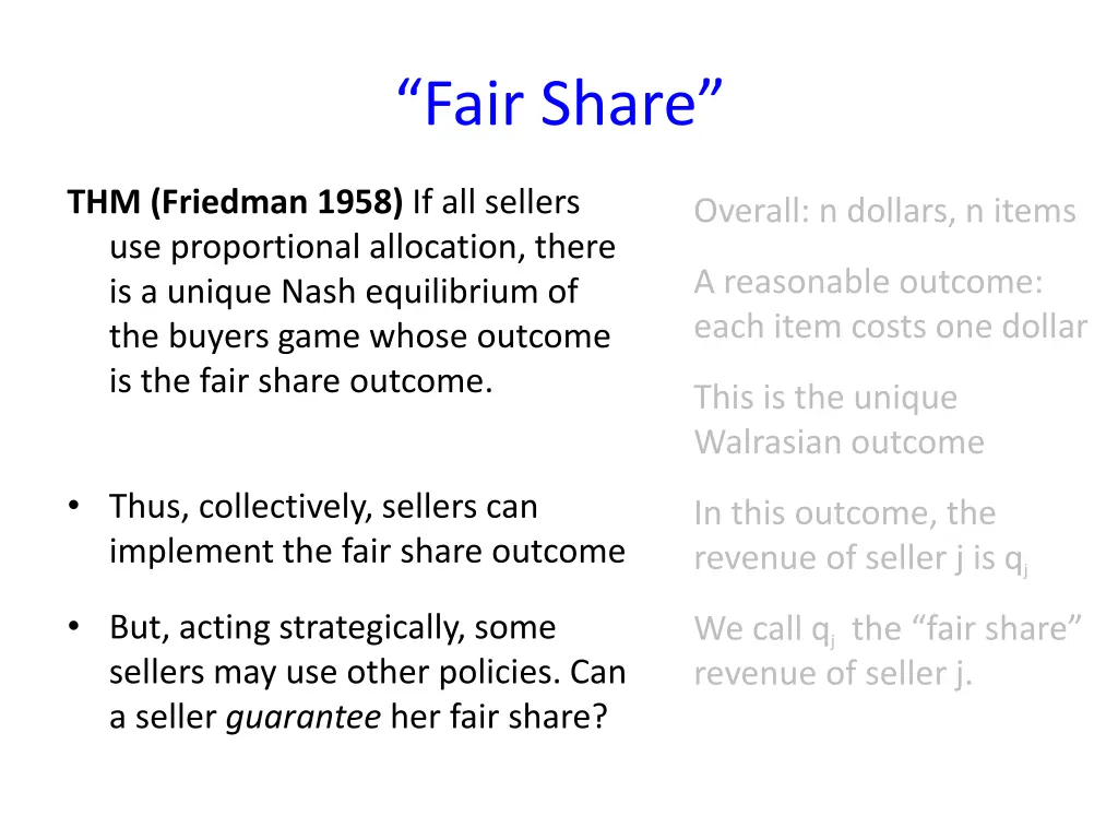 fair share 2