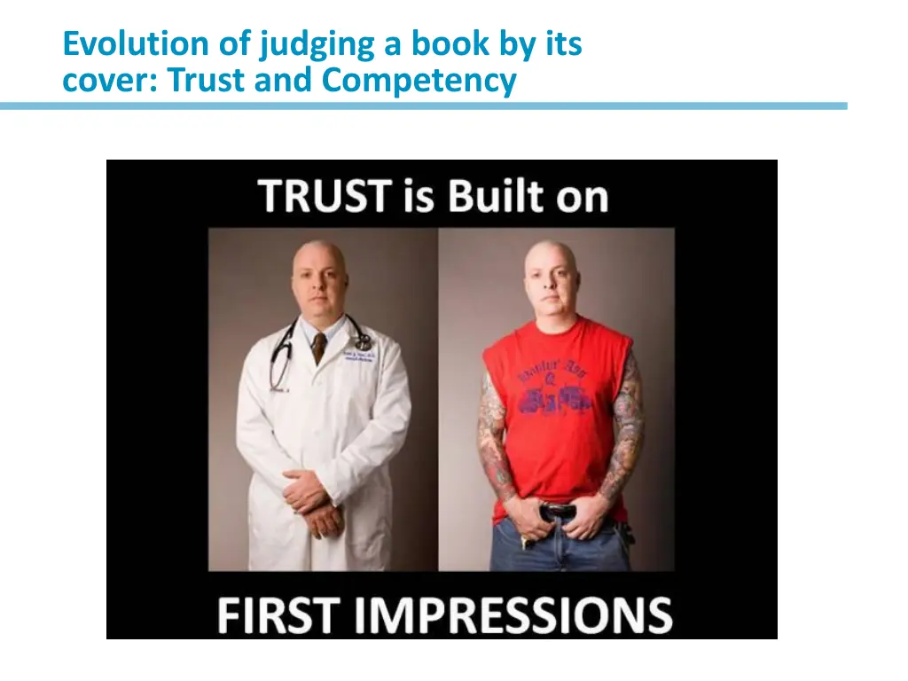 evolution of judging a book by its cover trust