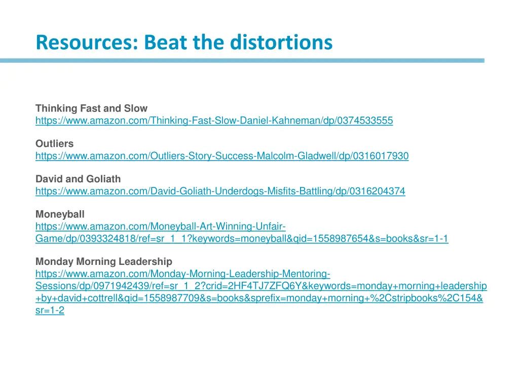 resources beat the distortions