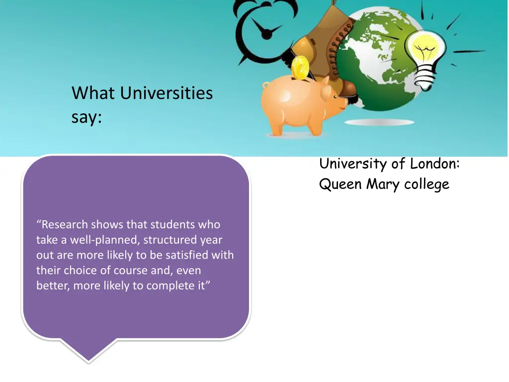 what universities say 2