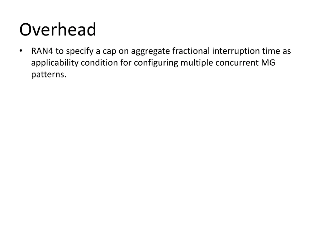 overhead ran4 to specify a cap on aggregate