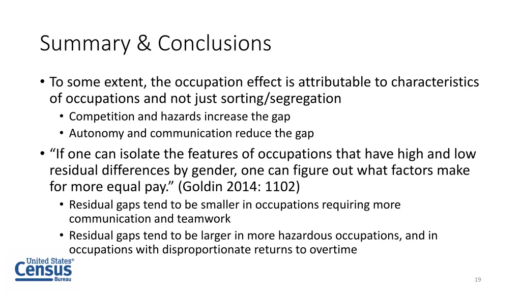 summary conclusions 2