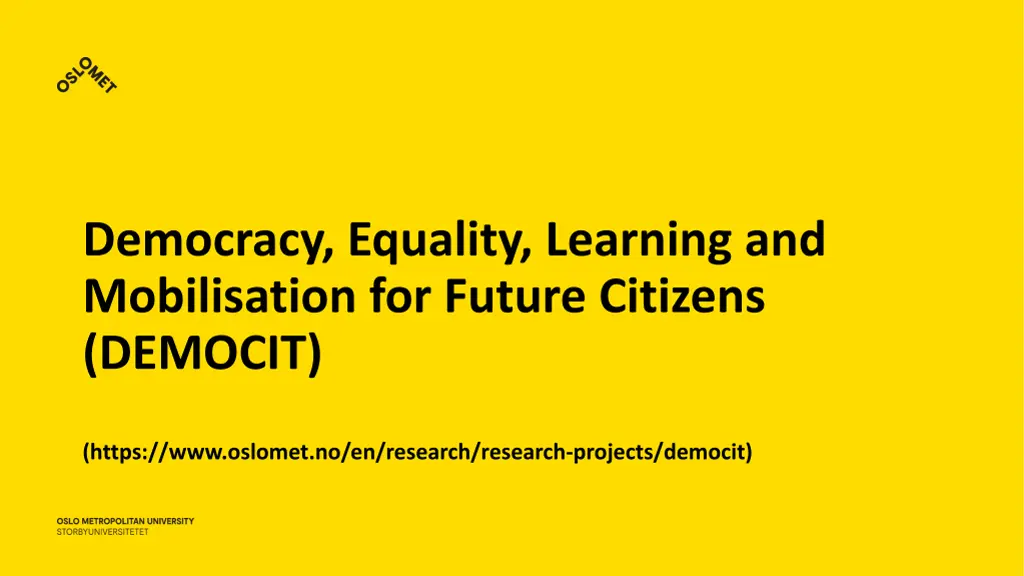 democracy equality learning and mobilisation