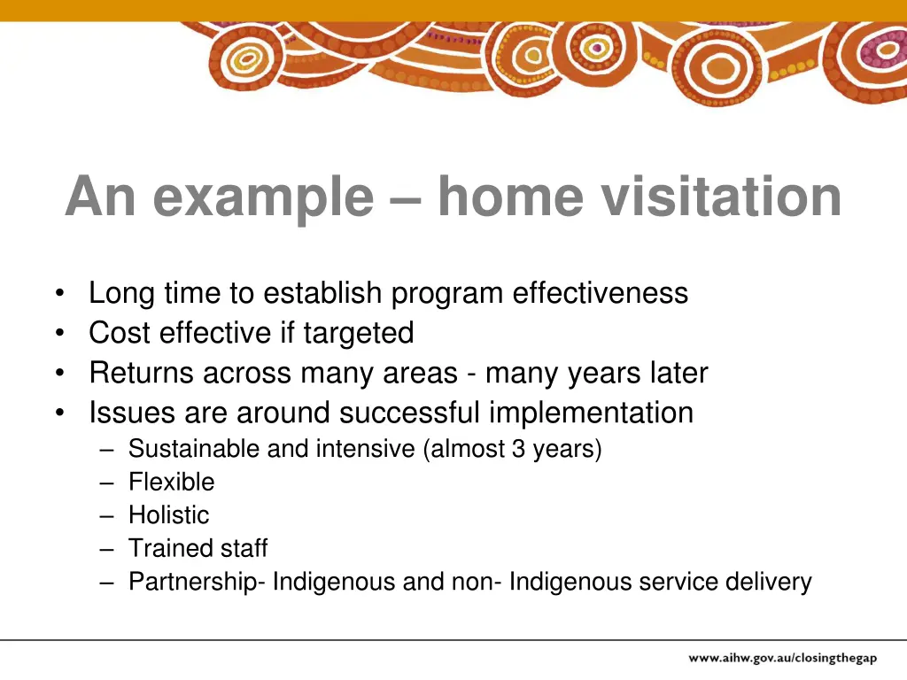 an example home visitation