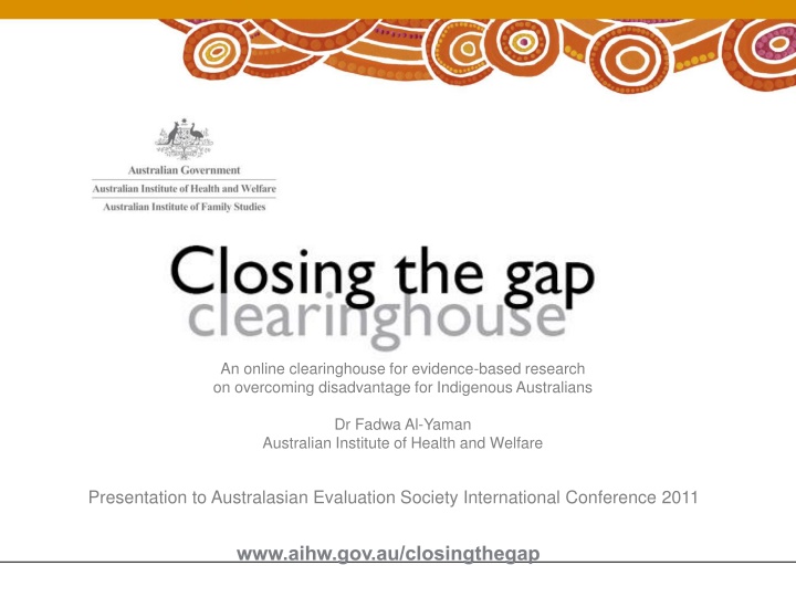 an online clearinghouse for evidence based