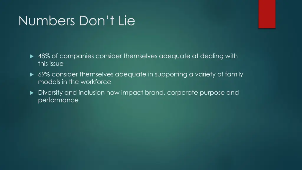 numbers don t lie