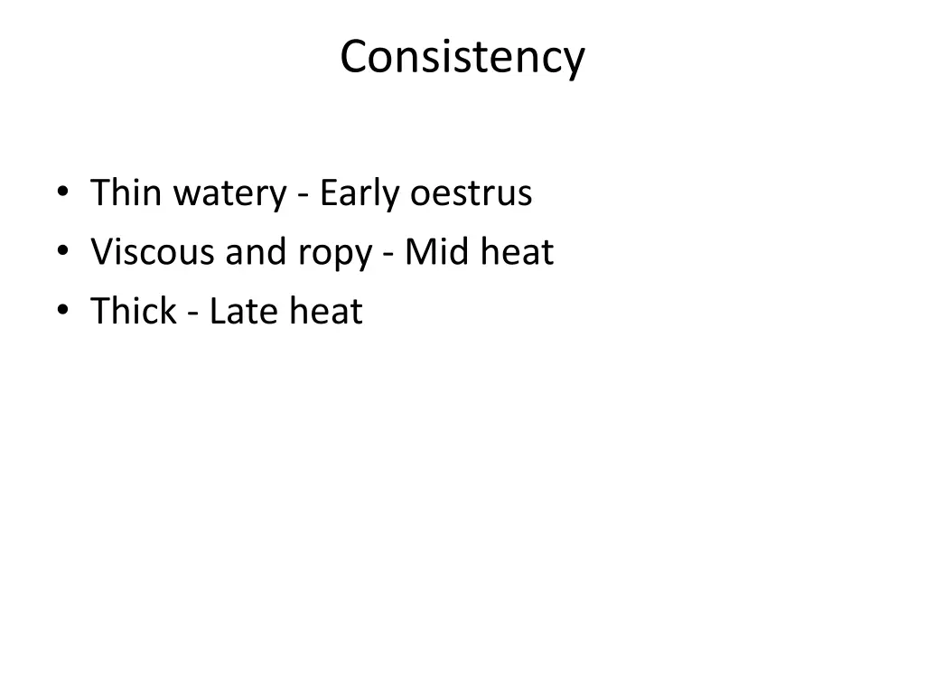 consistency