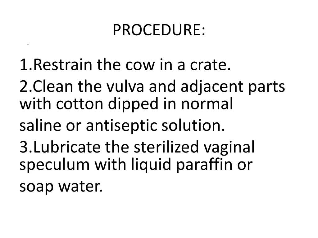 procedure