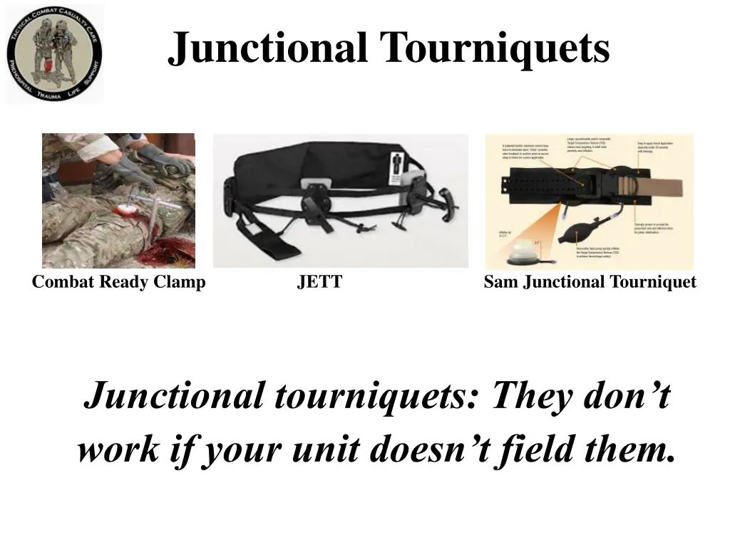 junctional tourniquets