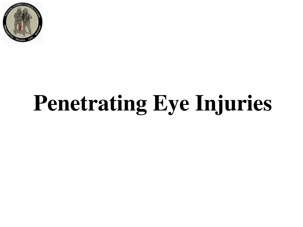 penetrating eye injuries