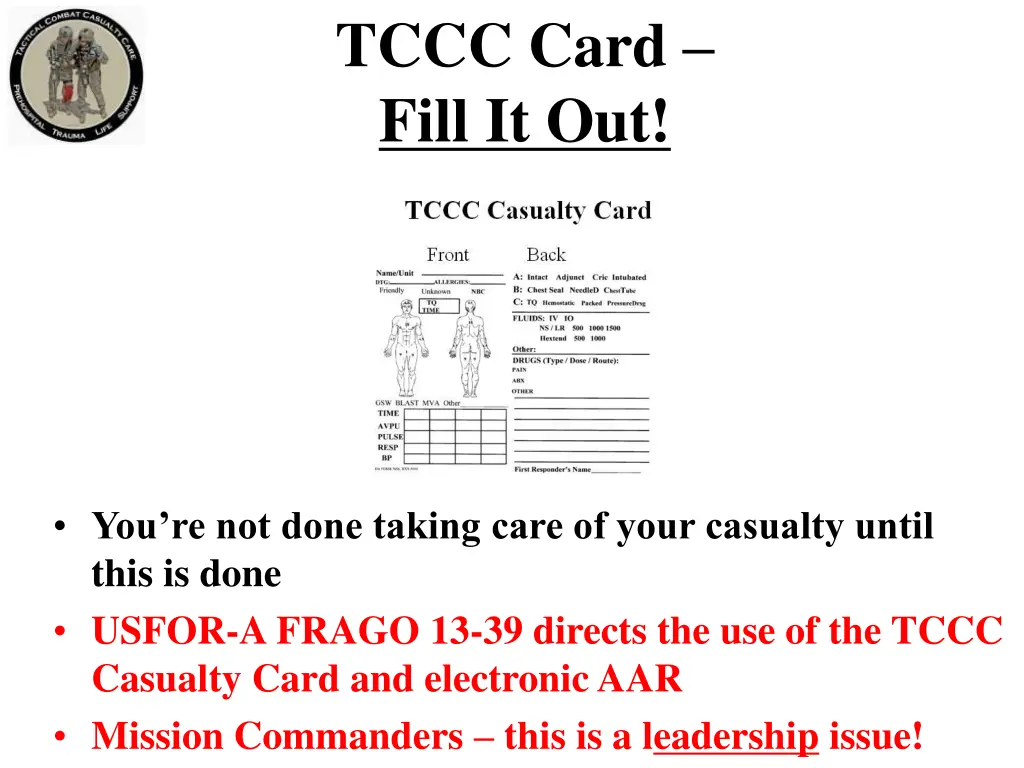 tccc card fill it out