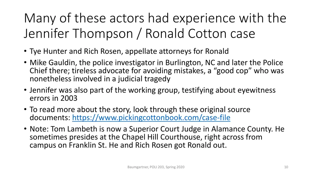 many of these actors had experience with