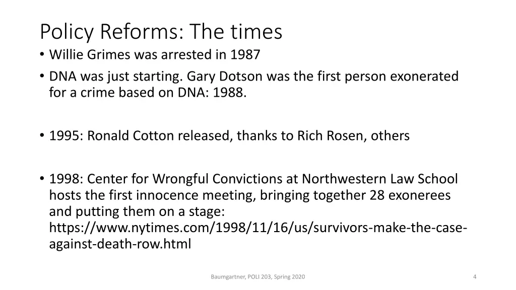 policy reforms the times willie grimes