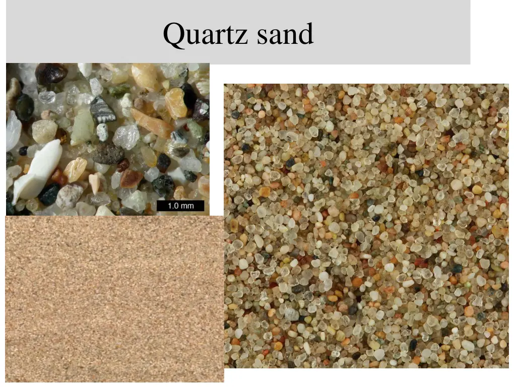 quartz sand