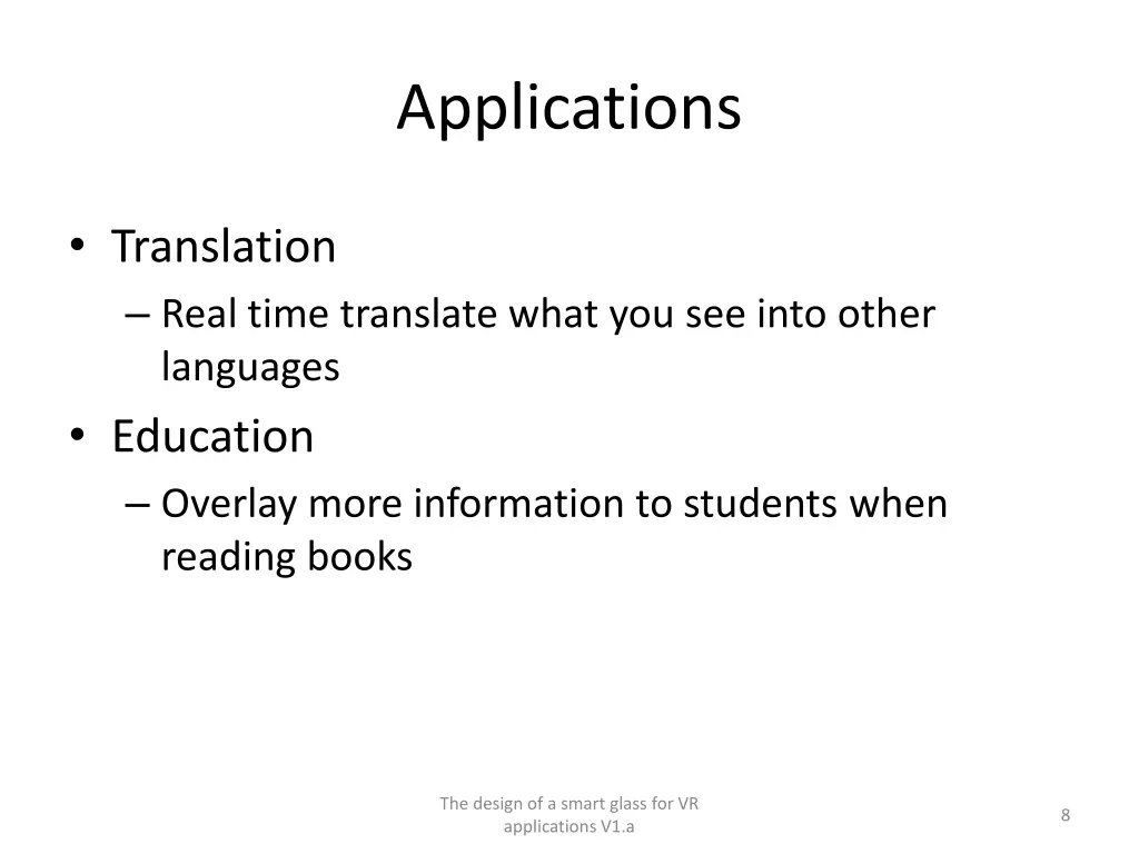 applications