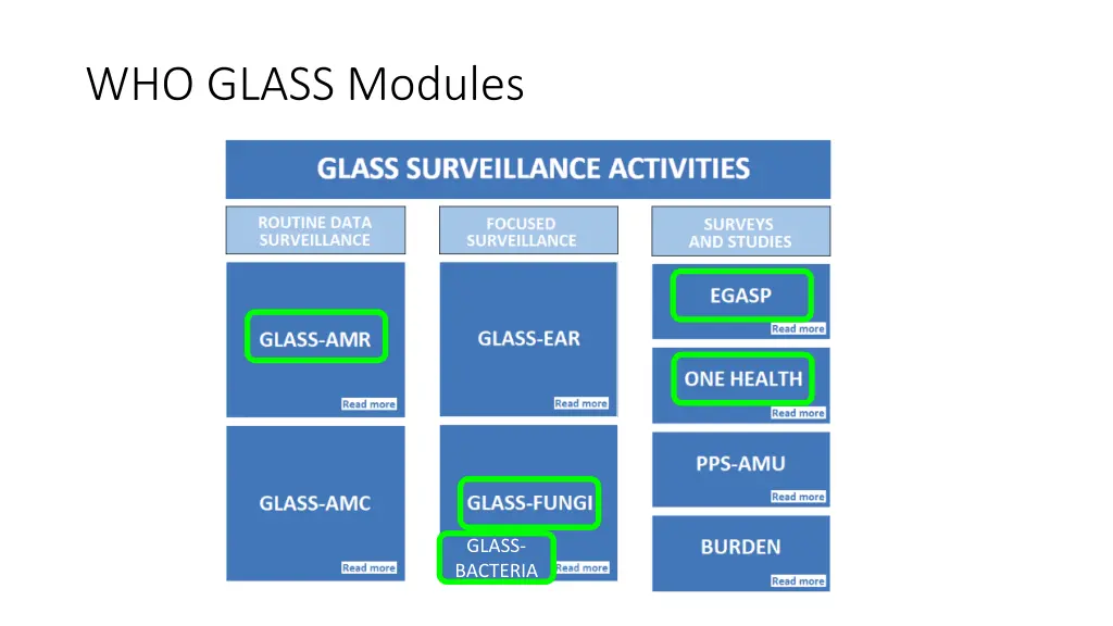 who glass modules