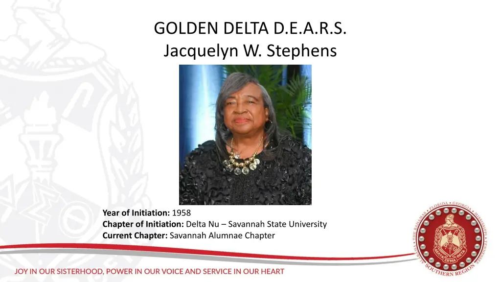 golden delta d e a r s jacquelyn w stephens