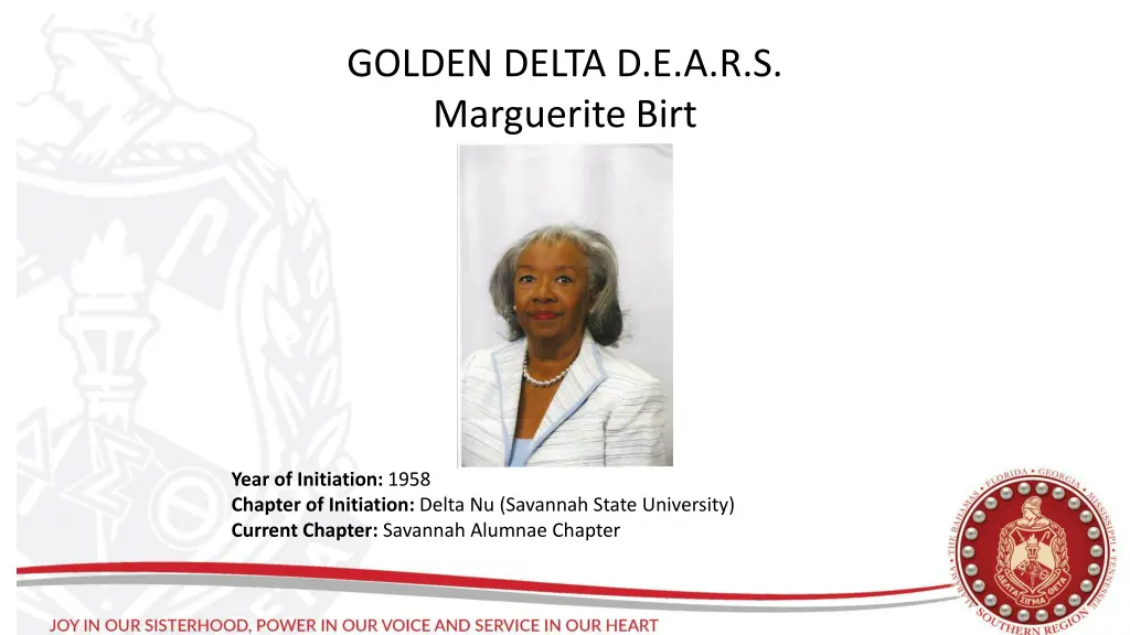 golden delta d e a r s marguerite birt