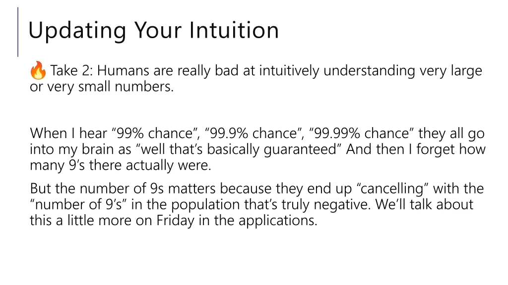 updating your intuition 1
