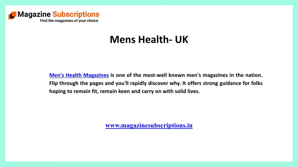 mens health uk