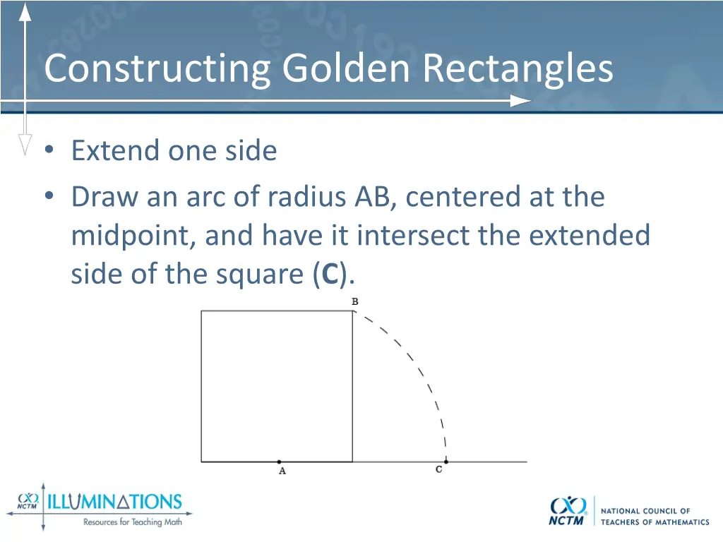 constructing golden rectangles 3