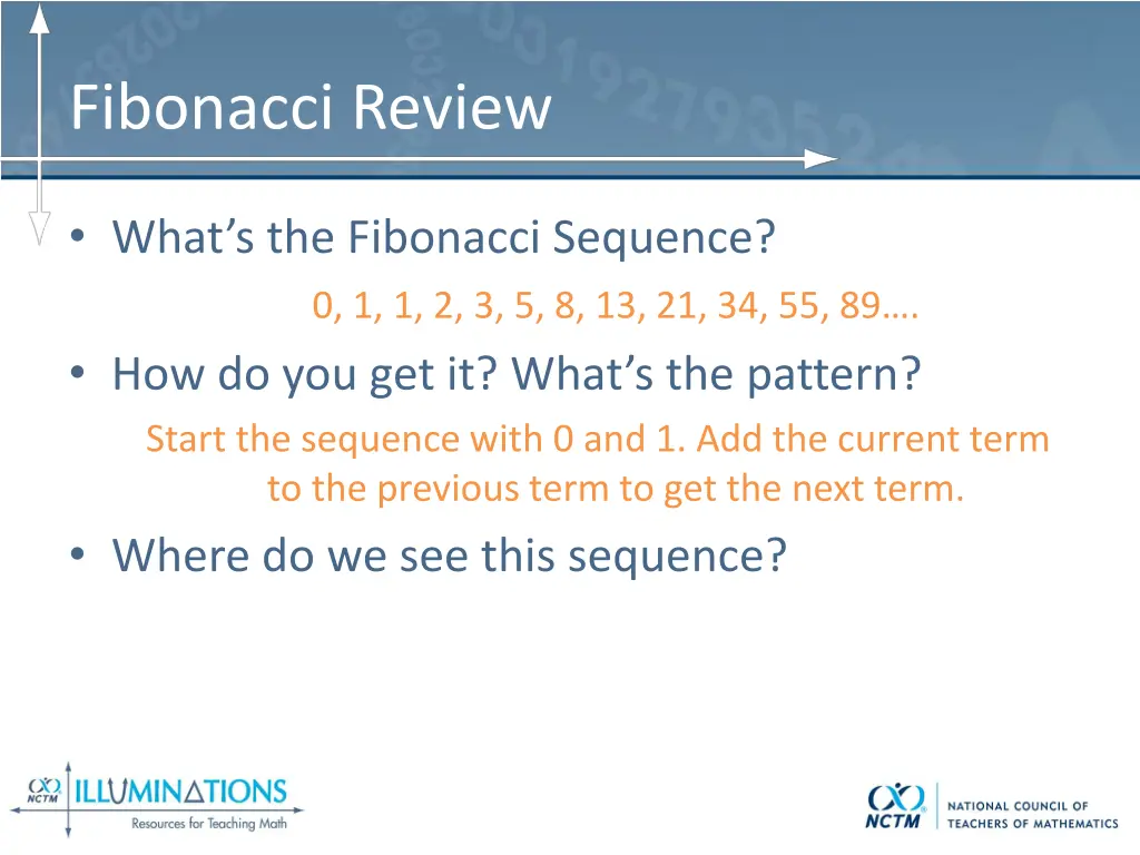 fibonacci review
