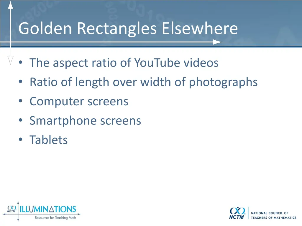 golden rectangles elsewhere