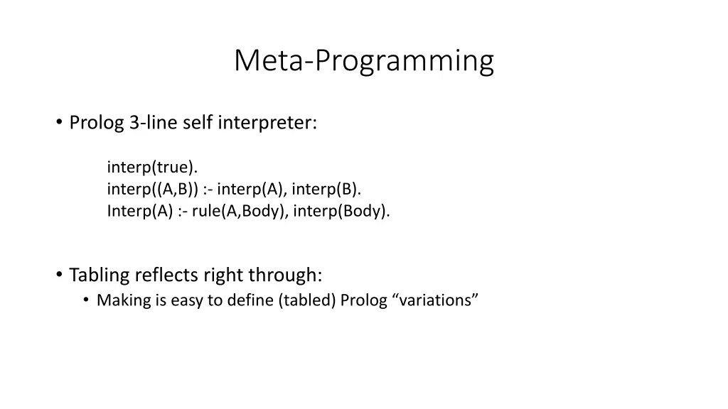 meta programming