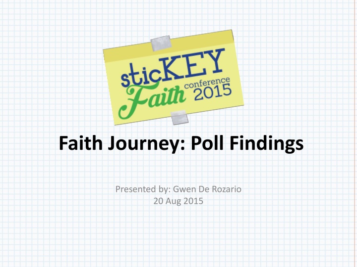 faith journey poll findings