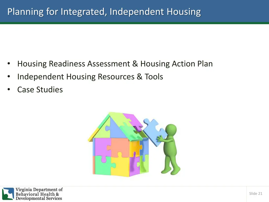 planning for integrated independent housing