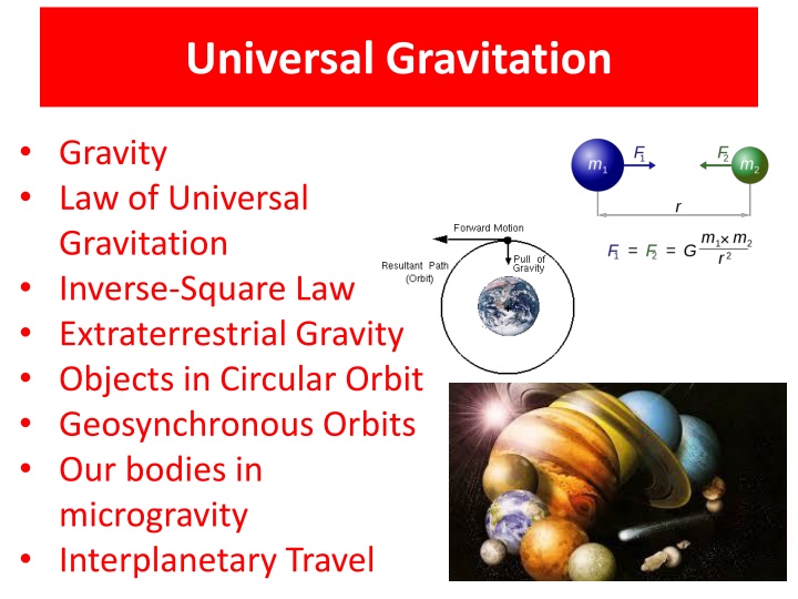 universal gravitation