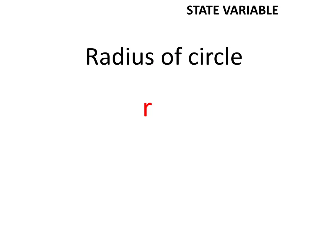 state variable 12