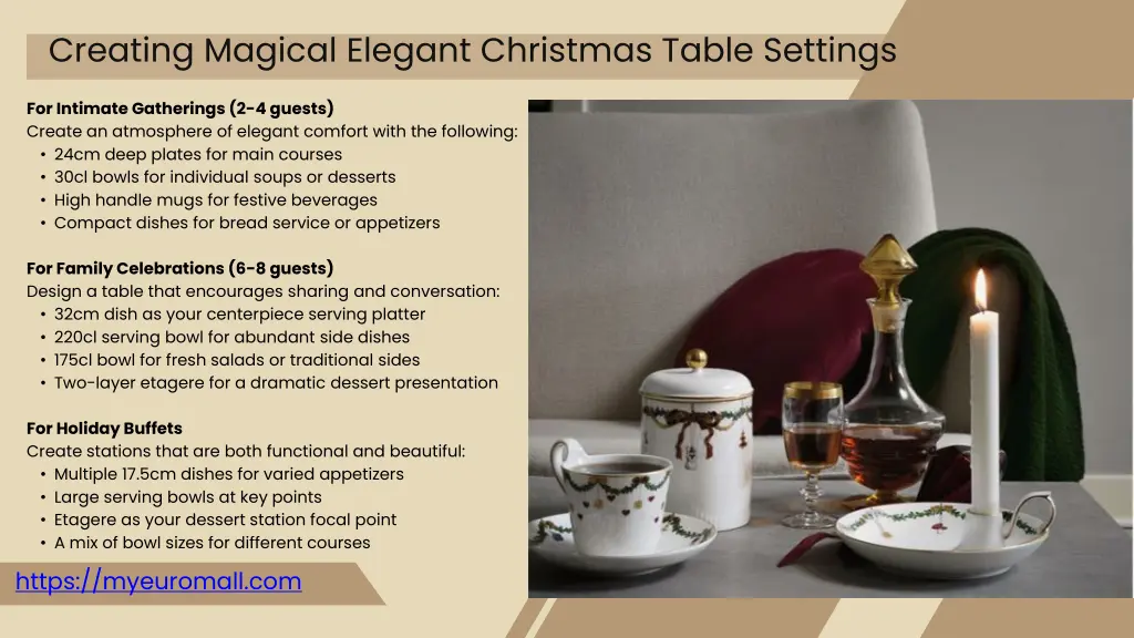 creating magical elegant christmas table settings