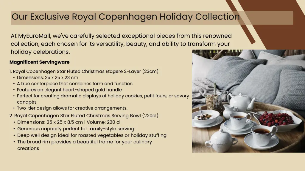 our exclusive royal copenhagen holiday collection