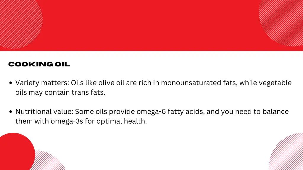 cooking oil