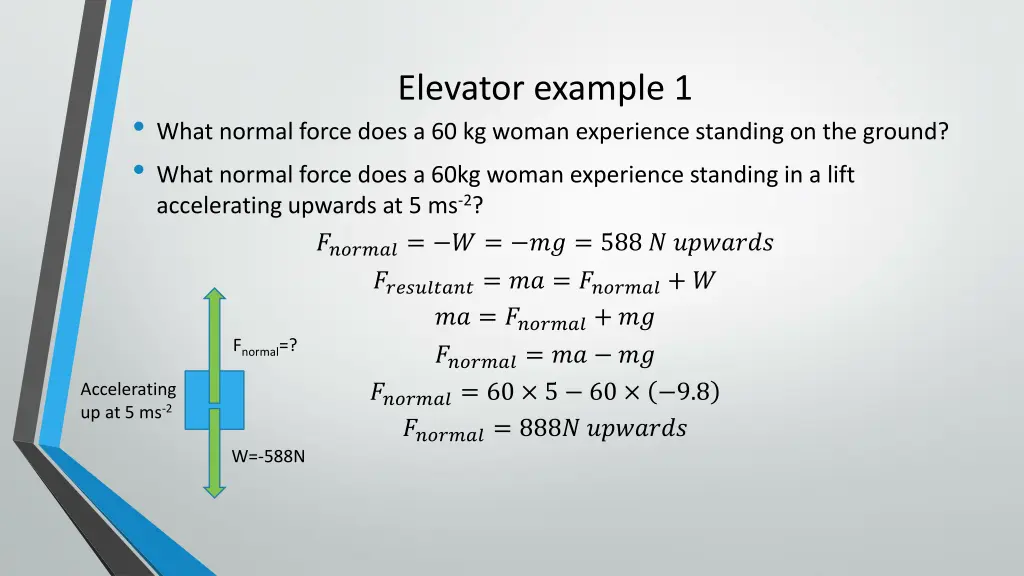 elevator example 1