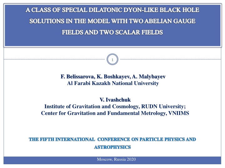 a class of special dilatonic dyon like black hole